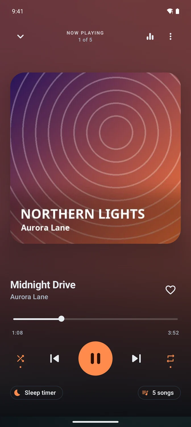 Your music on phone and watch